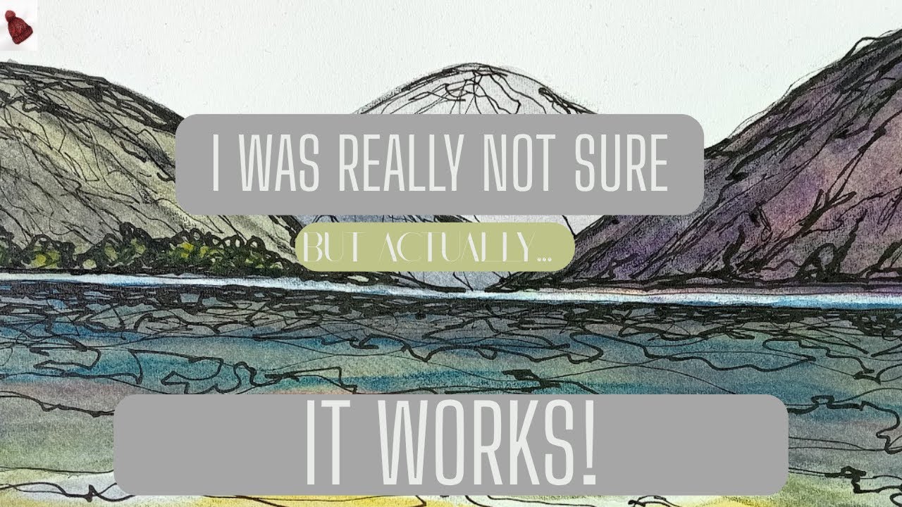 Lake District Art Card - Crummock Water