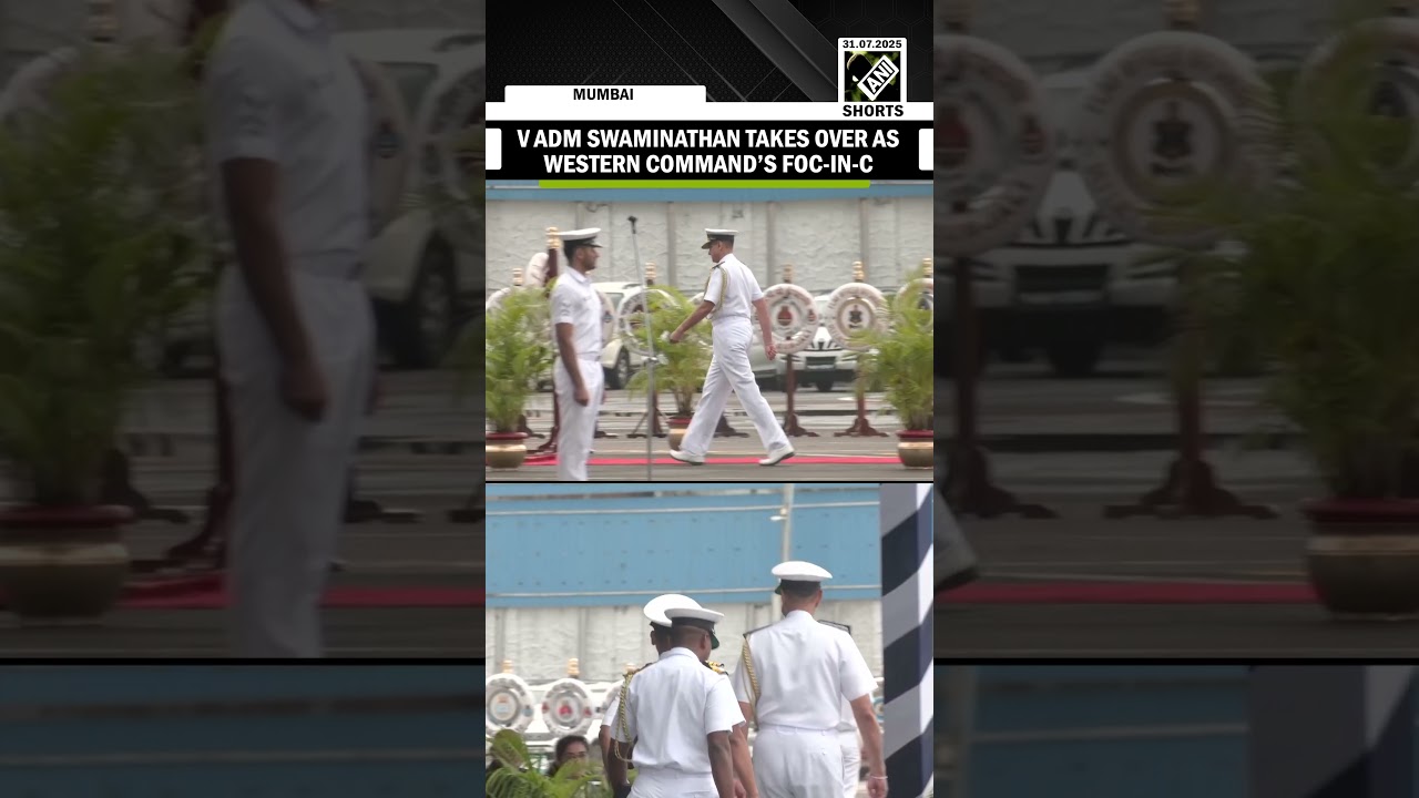 Vice Admiral Swaminathan takes over as Western Naval Command’s Flag Officer Commanding-In-Chief