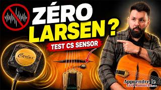 👀 Un micro acoustique... sans le LARSEN. Vraiment ? (Test CS SENSOR)