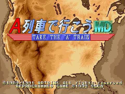 A Ressha de Ikou MD Japan - Sega Mega Drive