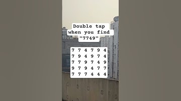 Observation Visual Test: 5 Seconds For You To Spot 7749. Try Your Skills!  #puzzle