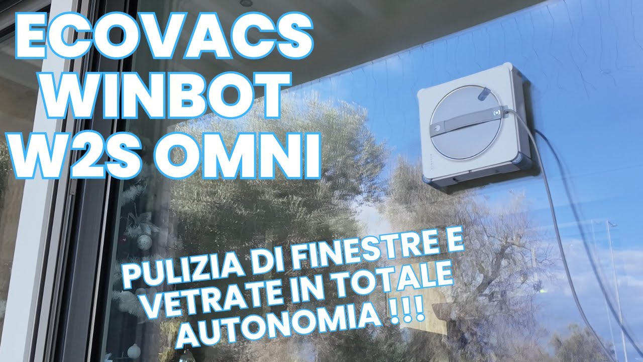 Ecovacs Winbot W2S Omni - Recensione del Robot Lavavetri che pulisce perfettamente bordi ed angoli