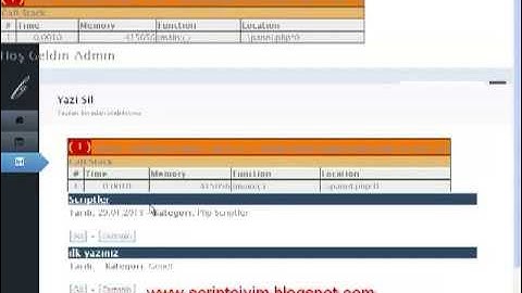 BKM Blog Scripti Site Kurulumu