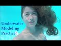 Underwater Modeling Practice in the Pool!