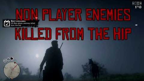 Red Dead Online (60 second instruction) - Non player enemies killed from the hip