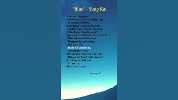 Thumbnail of Blue lyrics - Yung Kai #lyrics #blue #yungkai #trending #song