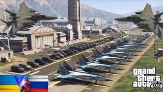 Top Russian Secret Military Air Base Completely Destroyed By Ukrainian F - 15E Fighter Jet Gta - 5