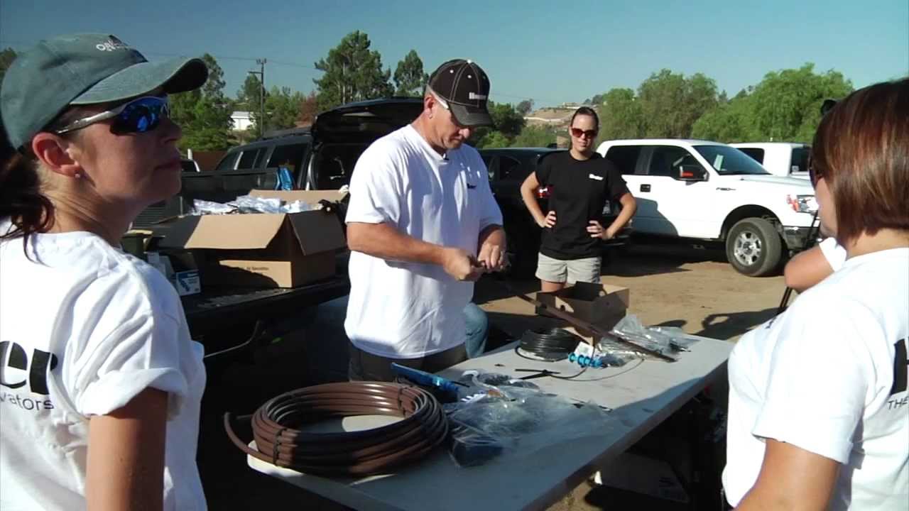 Emitters & Drip Tubing Field Install Tutorial YouTube