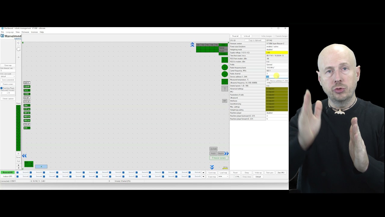 Beacon Address Change | Marvelmind Indoor Positioning