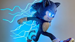 How to Make Sonic Super Speed Mode | LED | EL Wire | Polymer Clay
