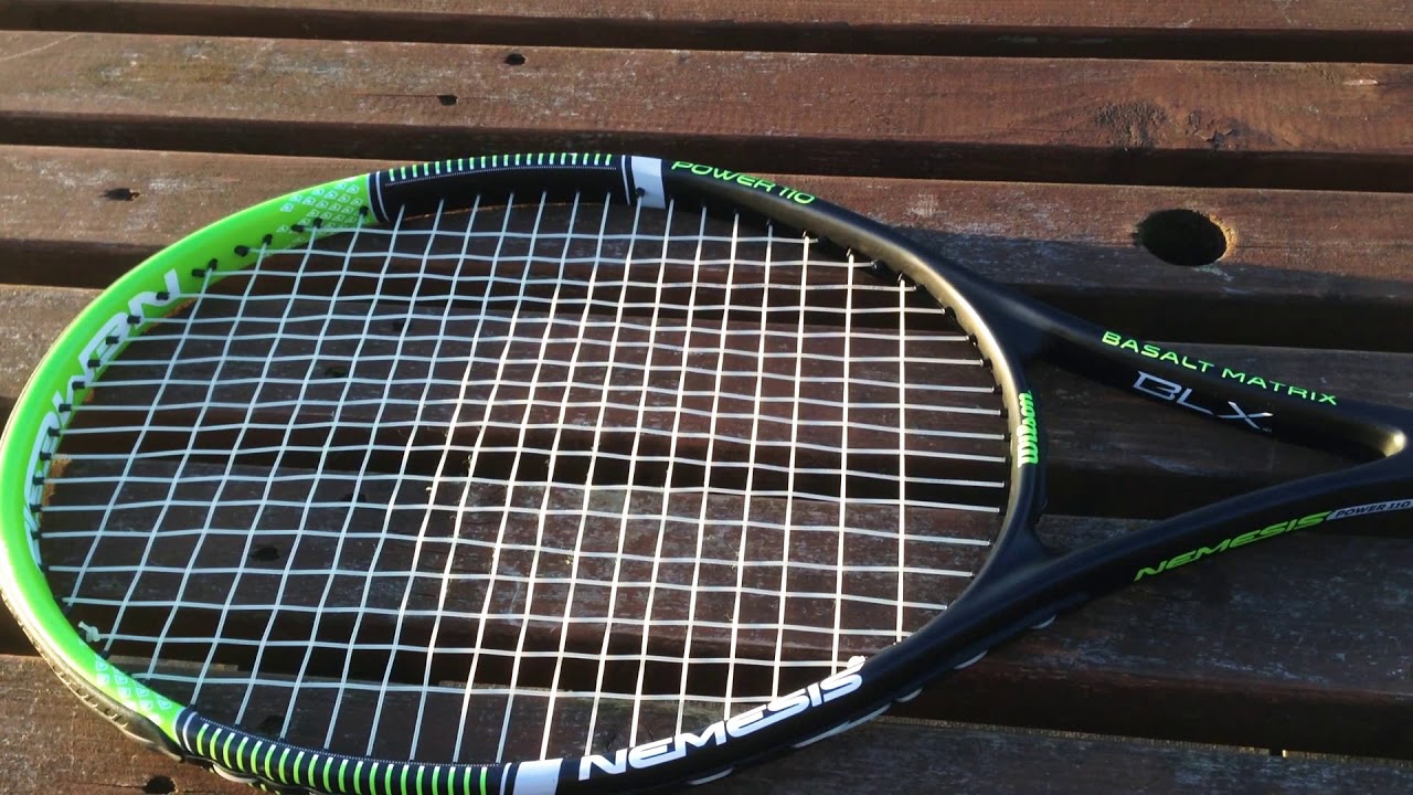 wilson nemesis tour 110 tennis racket review