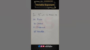 Variable Exponent | Solving Exponent | Exponents Question | Exponential Equation | AS Learning Point