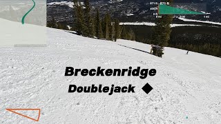 Breckenridge Ski Trail Preview | Doublejack (with Slope Angle Data)
