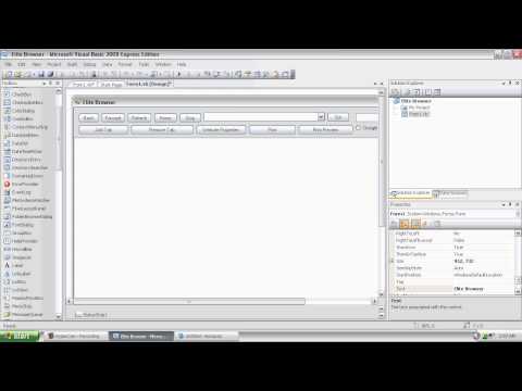 How to make a Web Browser in VB 2008