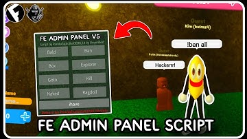 [ FE ] Admin Panel Script OP - ROBLOX SCRIPTS - Ban/Kick Any Players