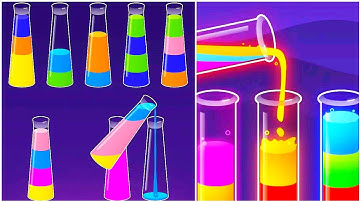 Water Sort Puzzle Gameplay 8, Android Games ios Walkthrough Simulator Think Brain