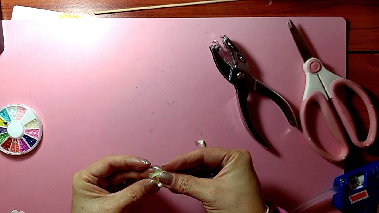 Tutorial Rosas Papel scrapbooking tiendas