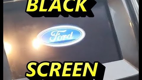 Ford SYNC 3 Black Screen - Fix in under 60 seconds!