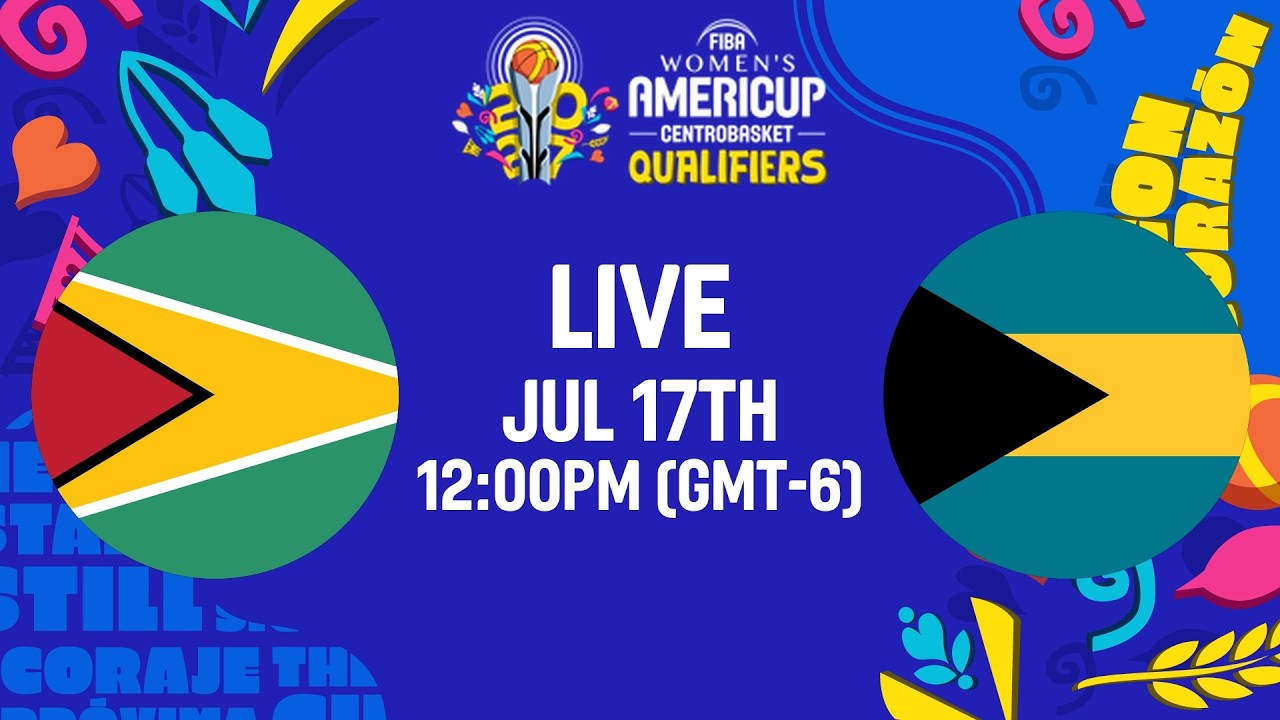 LIVE - Guyana v Bahamas | FIBA Women's AmeriCup 2027 Centrobasket Qualifier 2026 | Class. 5-8