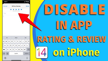 Disable In-App Rating And Review On Your iPhone 11