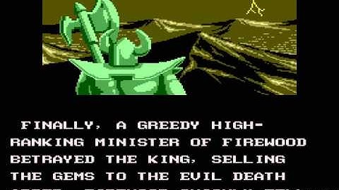Golden Axe Warrior (Master System) Intro