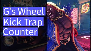 Balrog's ANSWER to G's Wheel Kick Trap - Match Tip!