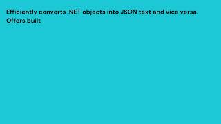 System Text Json in  .NET 8 c#  #coding #codinginterview #dotnetjobs
