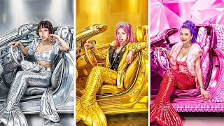 KPop Demon Hunters: Huntrix Glow Up In Silver, Gold \u0026 Diamond Fashion