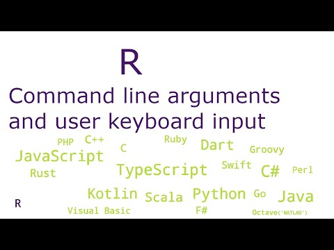 R - Command line arguments and user keyboard input