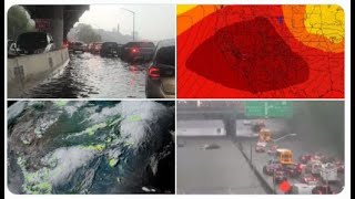 Major Floods in New York, NJ & Texas! West Coast Heatwave & lots of Severe  Weather!