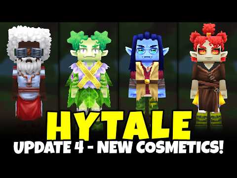 Hytale Character Creation - Update 4 (New Hair Styles, Emotes, Proximity Voice Chat, And Much More!)