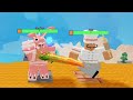We used Barb + Evelynn and Whisper + Baker to Destroy the match! (Roblox Bedwars)
