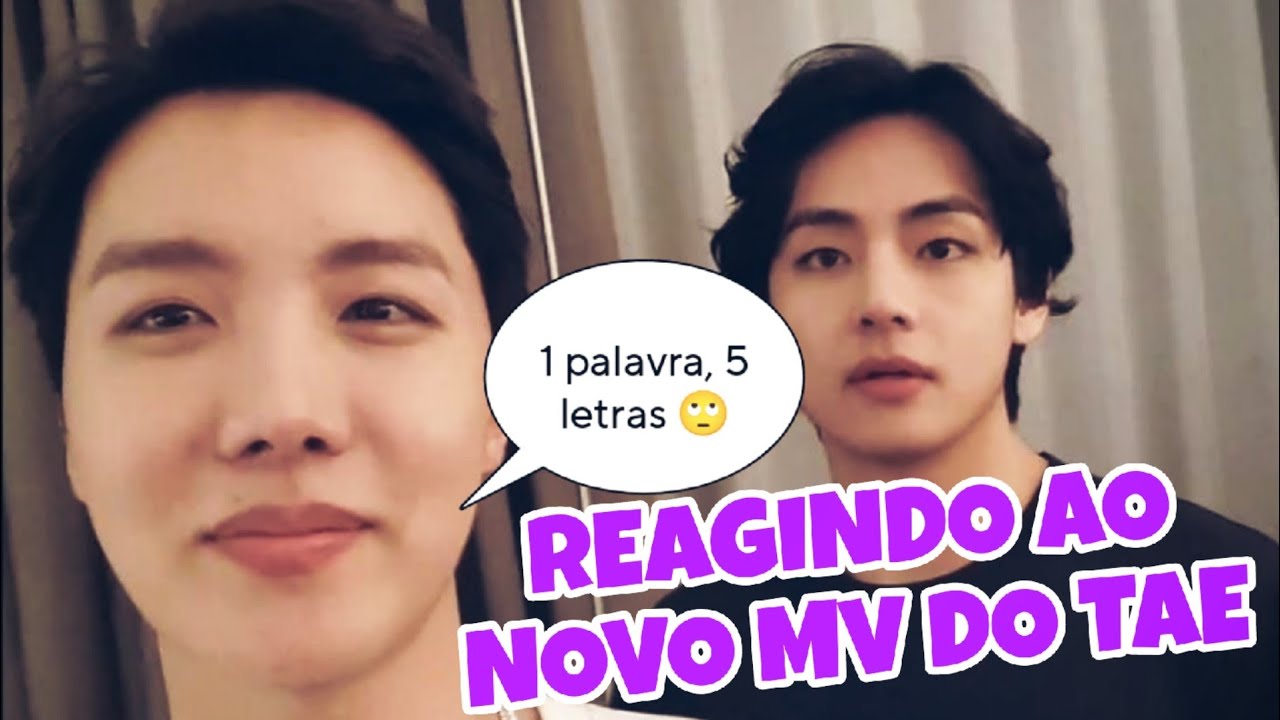 LIGAÇÃO VHOPE - HOSEOK REAGINDO AO NOVO MV DO TAE