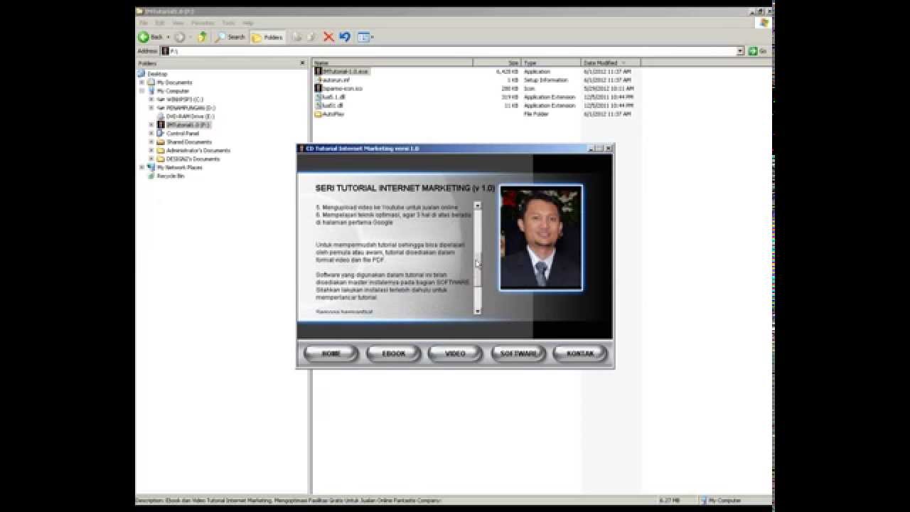 Demo CD Internet Marketing Tutorial versi 1.0  YouTube