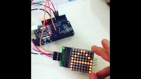 Escribimos nuestros nombres con la matriz led