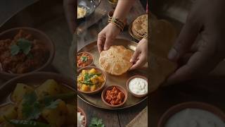 poori aur aalu ki sabji 😋 #food #shortvideo #recipe #mouthwatering #easyrecipe #mouthwateringfood