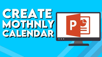 How To Create Monthly Calendar on Microsoft Powerpoint