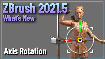 068 ZBrush 2021.5 - Axis Rotation - Lock Your Navigation and Assign Hotkeys to Asset Rotation!