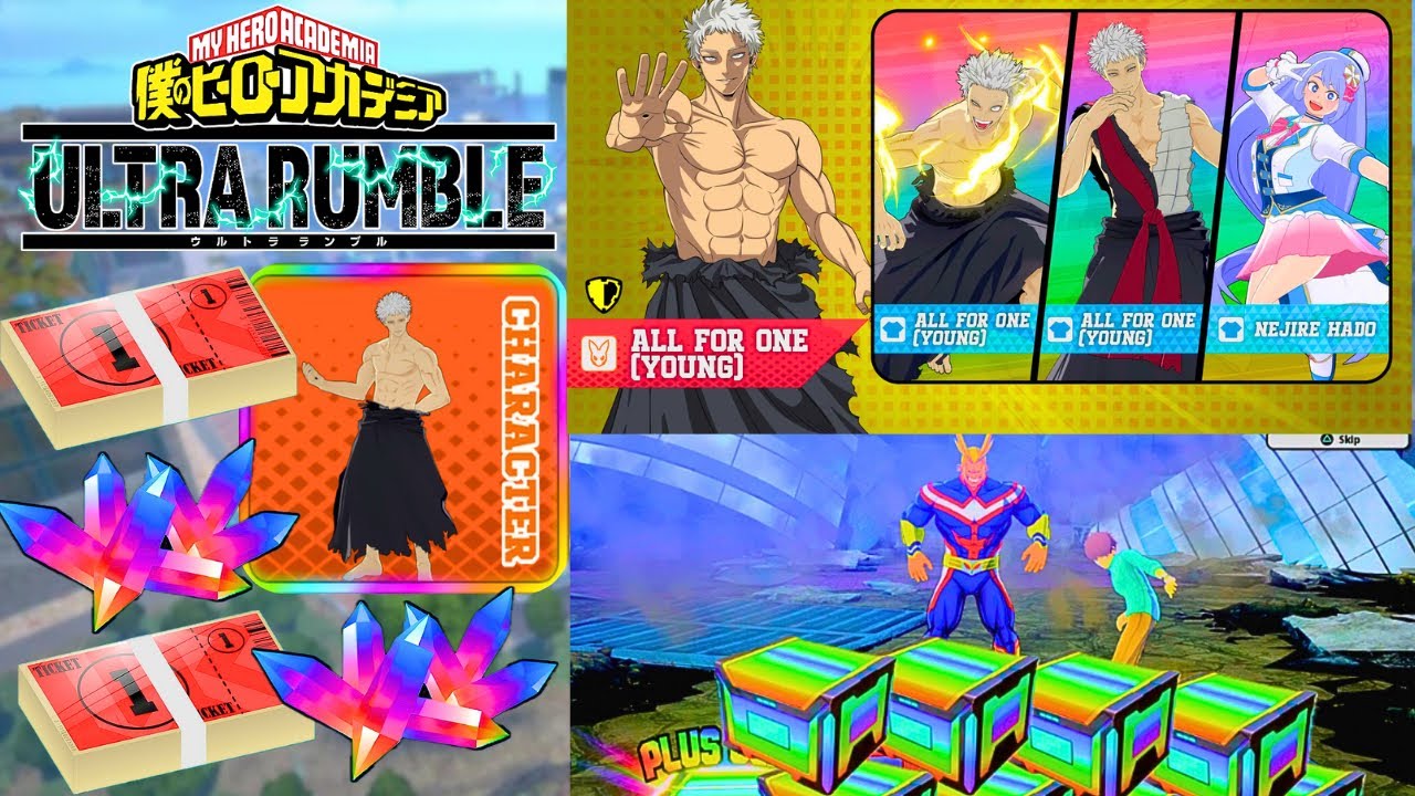 *NEW* YOUNG ALL FOR ONE SUMMONS MADE ME CRASH OUT! My Hero Ultra Rumble 