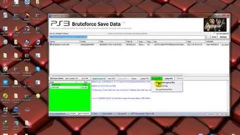 RESIGN PS3 GAMESAVES WITH BRUTEFORCE SAVEGAME