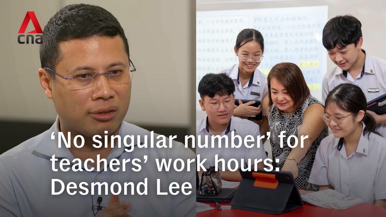 Education Minister Desmond Lee on easing teachers’ workload with support and tech