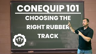 Track Loader Parts - Choosing the Right Rubber Track for Your Machine - ConEquip 101