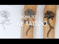 Fake Tattoo | SFX Makeup Tutorial