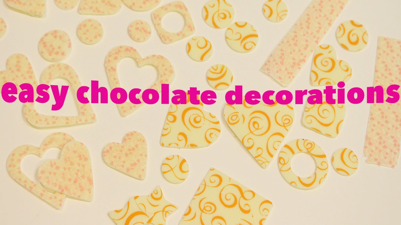 How to Use Chocolate Transfer Sheets for Adding Designs?