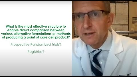 Prospective Randomized Trials or Registries for CELL THERAPIES in OA? | #OACS 2021