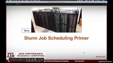 HPRC Primers: Using the SLURM Job Scheduler on Terra Cluster (Fall 2020)