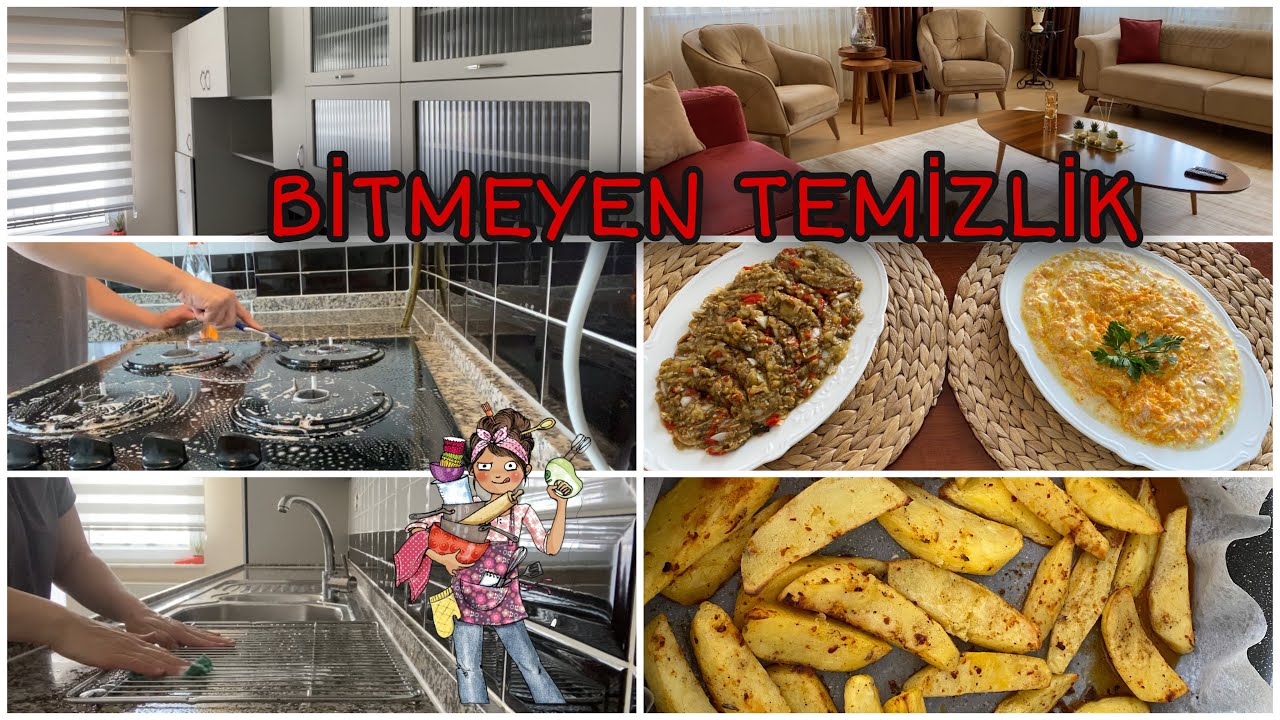 BİTMEYEN TEMİZLİK 🧽 GÜNLÜK EV İŞLERİ 🧹 2 GÜNLÜK VLOG🌱AKŞAMA NE PİŞİRSEM