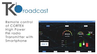 From My House, Controlling The Cortex 6Kw High Power Fm Radio Transmitter With My Smartphone
