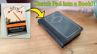 TRANSFORMING SKETCH PAD INTO A BOOK