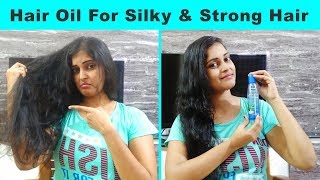 How to get instant soft and silky hair In Telugu || Parachute aloevera for silky Hair  ||